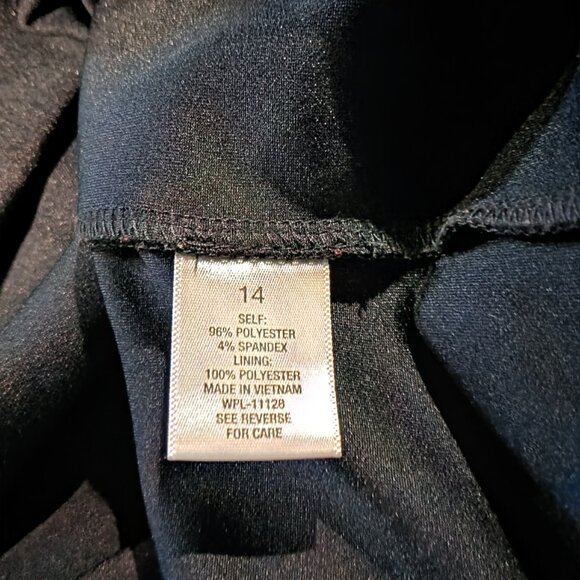 Roz & Ali Dress Blue 14 - Picture 6 of 7